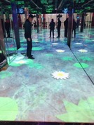 AR interactive floor.