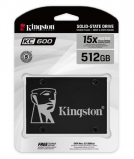 Unidad de estado sólido Kingston SSD KC600, formato 2.5'', SATA 3.0, 512Gb.